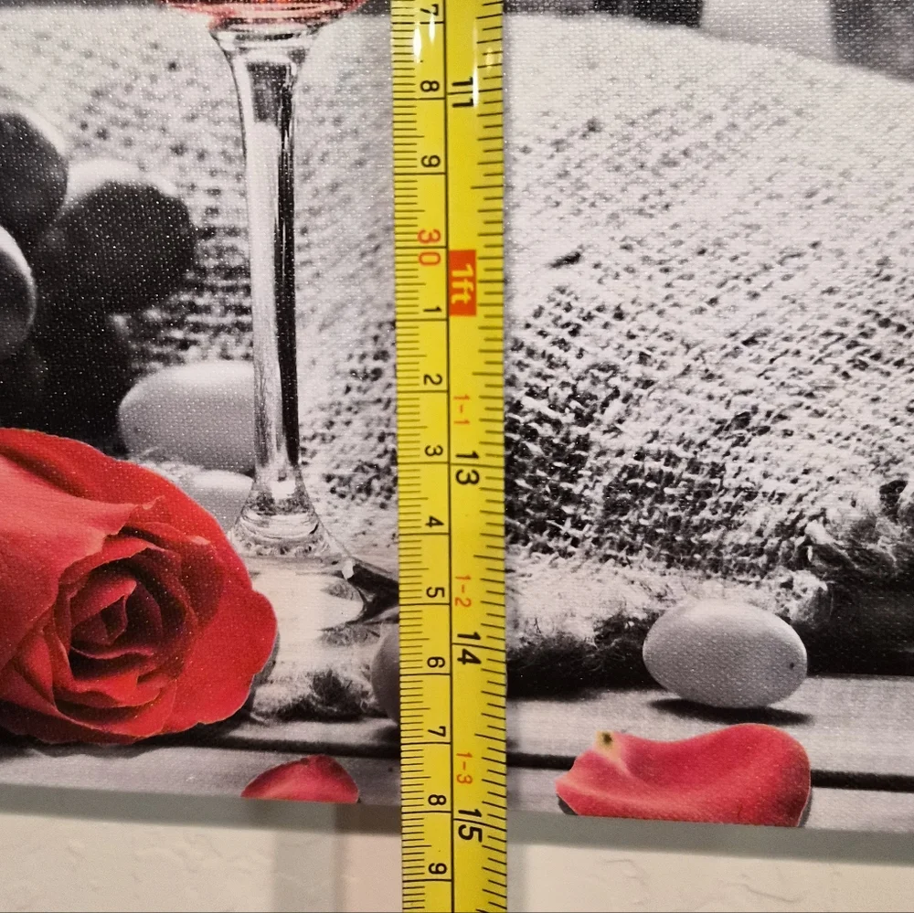 Red Wine and Roses Wall Art Set of 3